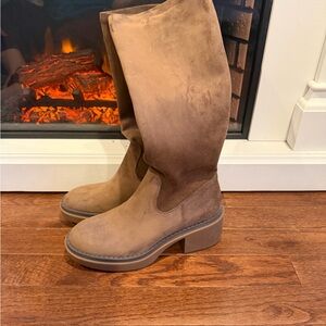 New White Mountain Women's Marcella Tall Shaft Block Heel Boots